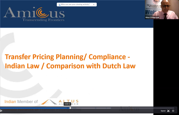 Transfer Pricing Planning and Compliance for Indian Companies in The Netherlands (Both from India and Netherlands perspective)